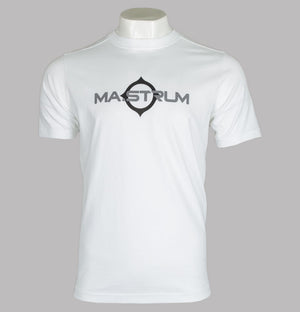 Ma.Strum SS Logo Print T-Shirt Optic White