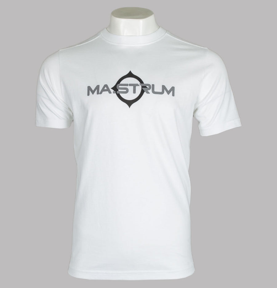 Ma.Strum SS Logo Print T-Shirt Optic White