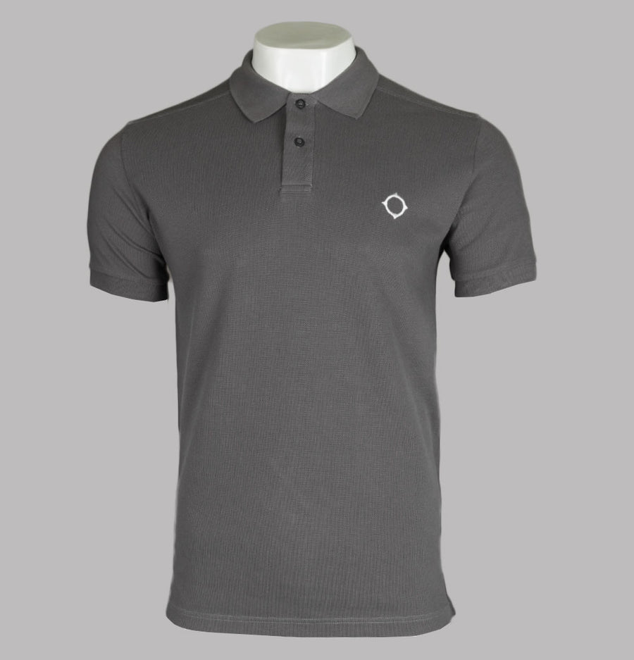 Ma.Strum SS Pique Polo Shirt Dark Slate