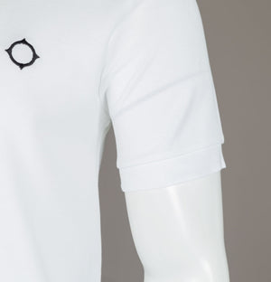 Ma.Strum SS Pique Polo Shirt Optic White