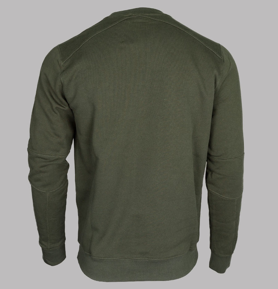 Ma.Strum Training Crew Sweatshirt Dark Khaki Green