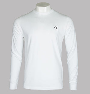 Ma.Strum L/S Icon T-Shirt Optic White