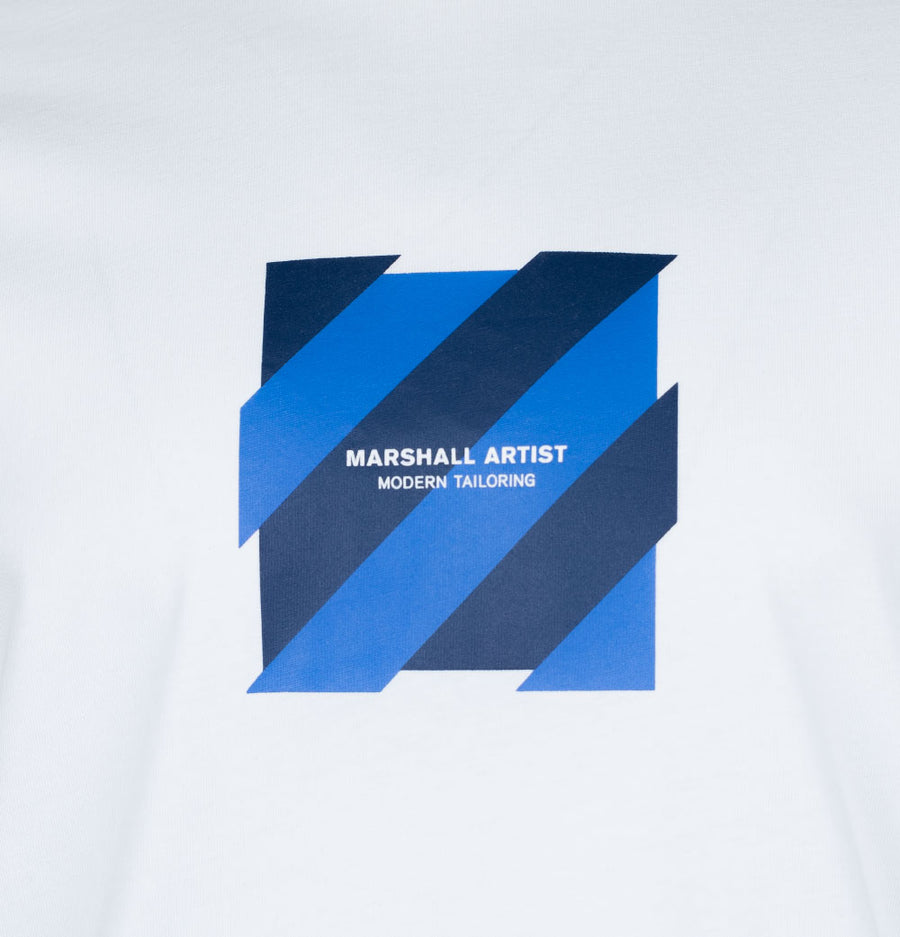 Marshall Artist Chevron T-Shirt White