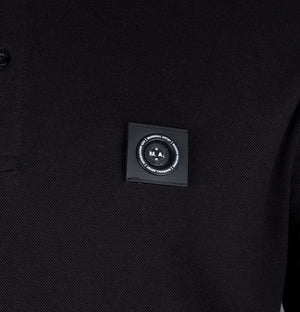Marshall Artist L/S Siren Polo Shirt Black