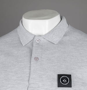 Marshall Artist L/S Siren Polo Shirt Grey Marl