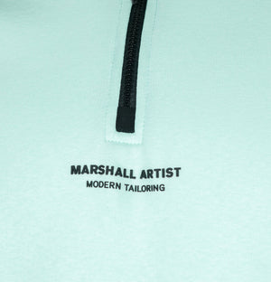 Marshall Artist Siren 1/4 Zip Sweatshirt Aqua