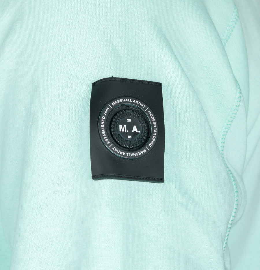 Marshall Artist Siren 1/4 Zip Sweatshirt Aqua