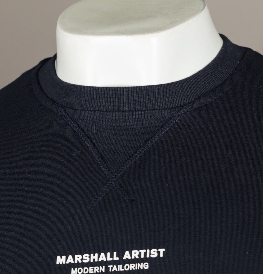 Marshall Artist Siren Crew Neck Sweatshirt Navy