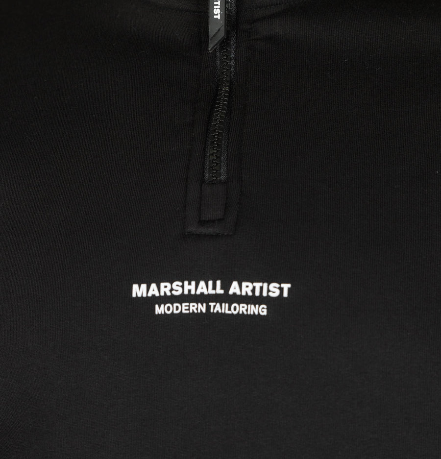 Marshall Artist Siren 1/4 Zip Sweatshirt Black