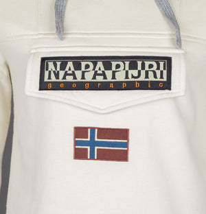 Napapijri Burgee Winter Hoodie Whitecap