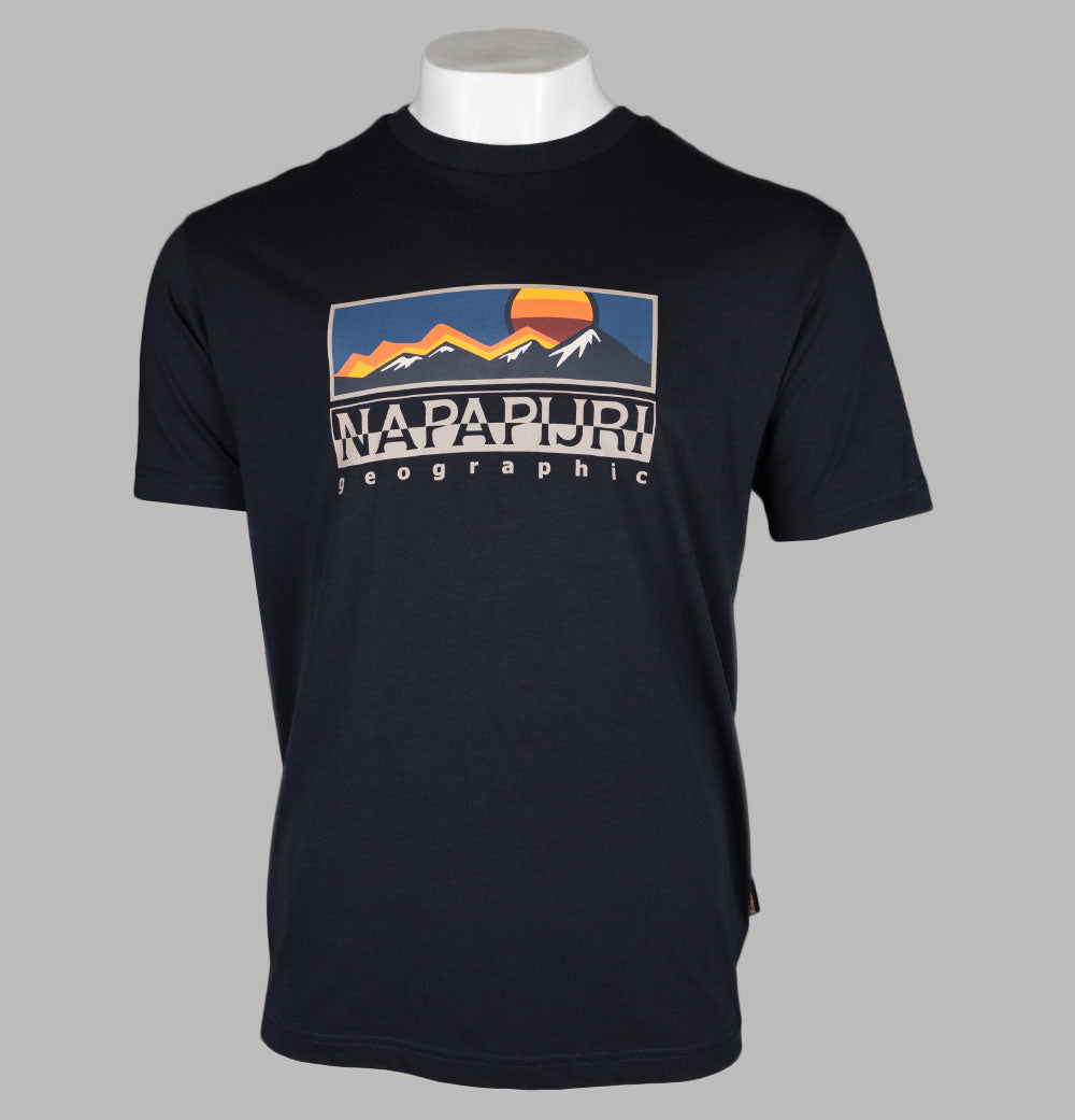 送料込★NAPAPIJRI★半袖クルーネックTシャツ S-Freestyle 1 Napapijri S-Freestyle T-Shirt Black – Bronx Clothing