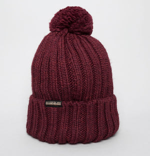 Napapijri Semiury 5 Beanie Burgundy Fudge