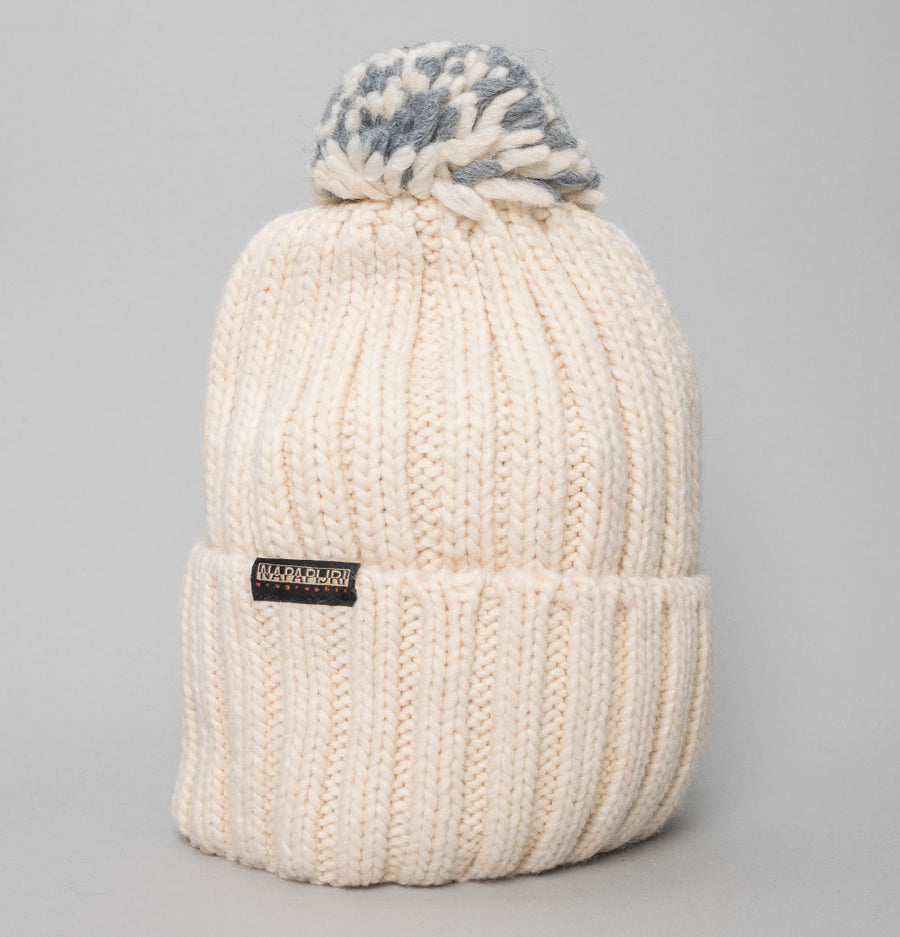 Napapijri Semiury W3 Beanie Whitecap Grey