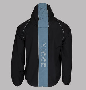 Nicce Linear Jacket Black/Blue Mirage