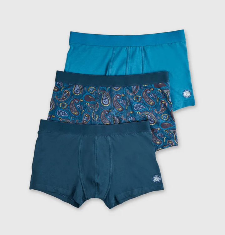 Pretty Green Alloway Paisley 3 Pack Boxers Multi
