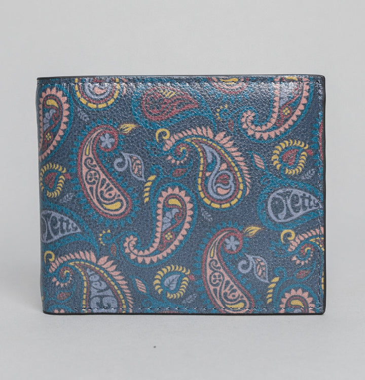 Pretty Green Alloway Paisley Embossed Wallet Multi