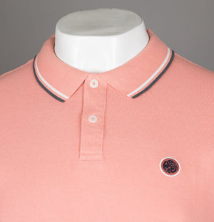 Pretty Green Barton Polo Shirt Pink