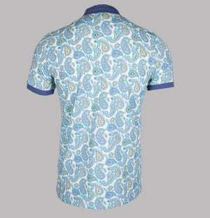 Pretty Green Campbell Paisley Polo Shirt Multi