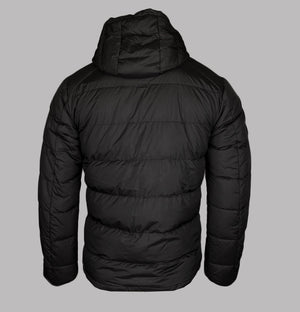 Pretty Green Cyclone Quilted Jacket Black