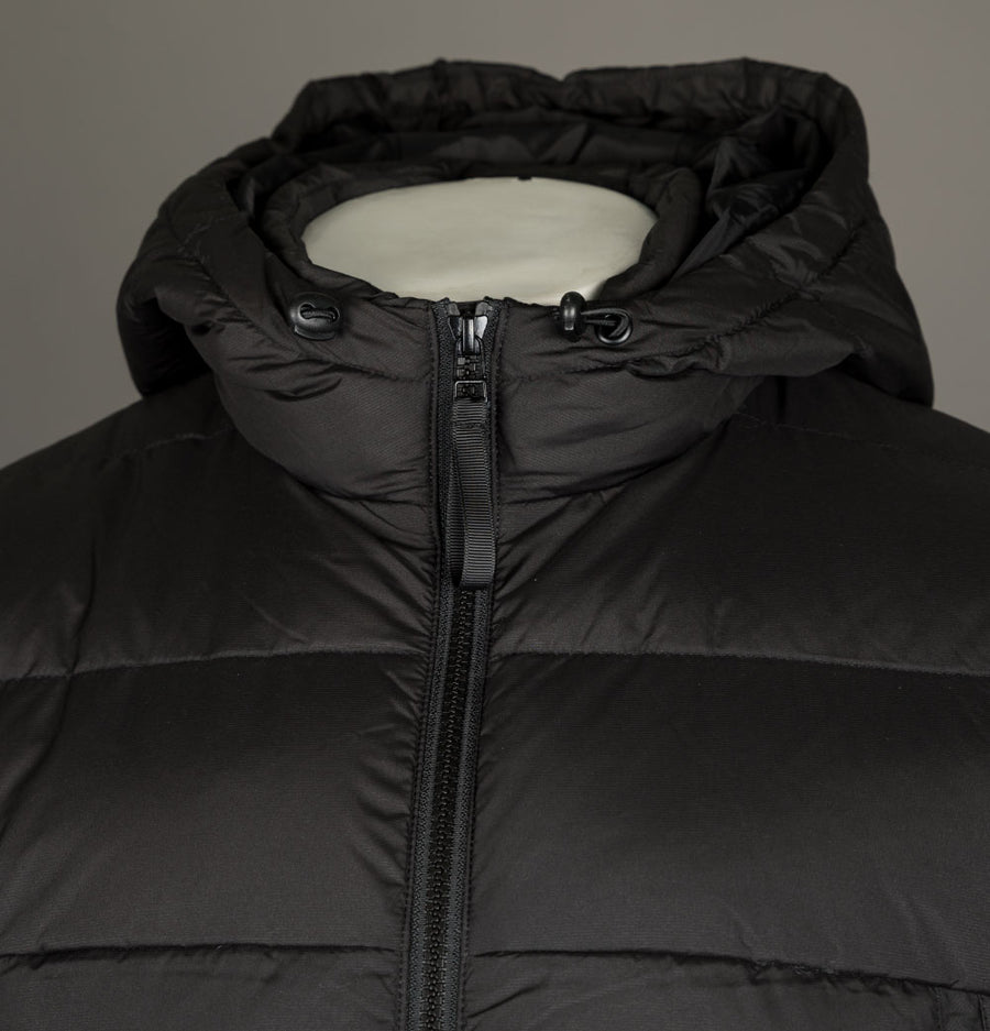 Pretty Green Cyclone Quilted Jacket Black