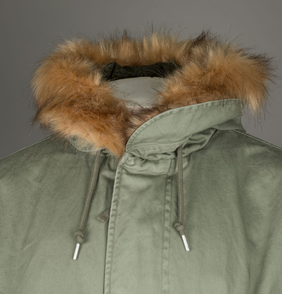 Pretty Green Freeman M-65 Parka Khaki