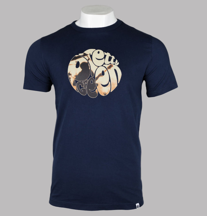 Pretty Green Frontman Logo T-Shirt Navy