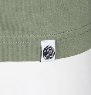 Pretty Green Gillespie Logo T-Shirt Khaki