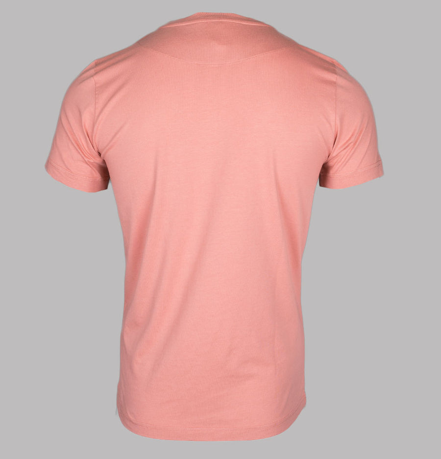 Pretty Green Gillespie Logo T-Shirt Pink