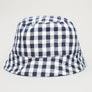 Pretty Green Gingham Bucket Hat Navy