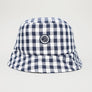 Pretty Green Gingham Bucket Hat Navy