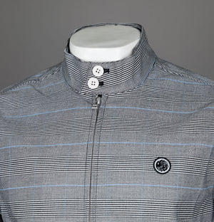 Pretty Green Prince Of Wales Harrington Grey