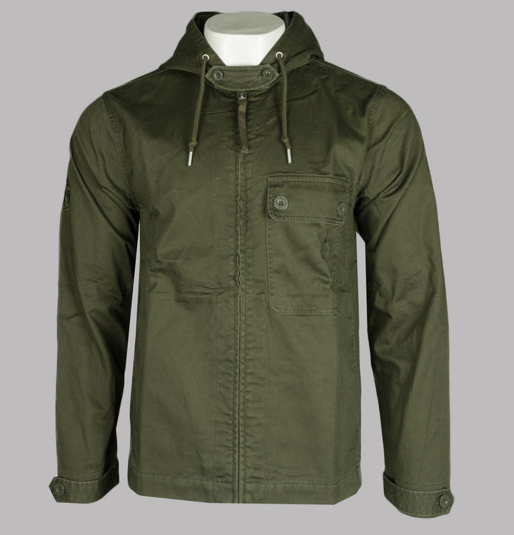 Pretty Green Sigma Cotton Jacket Khaki Bronx Clothing