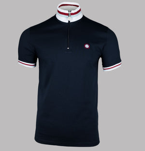 Pretty Green Tilby Cycling Top Navy