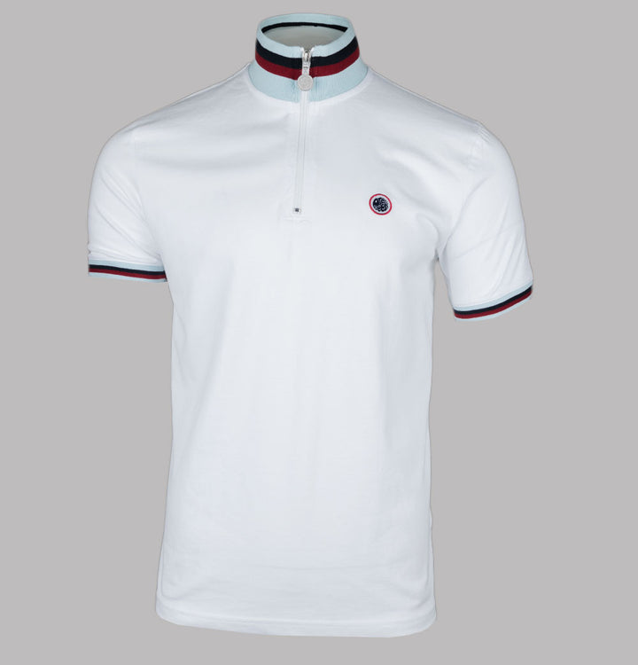 Pretty Green Tilby Cycling Top White