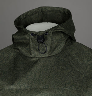 Pretty Green Tonal Paisley Smock Khaki