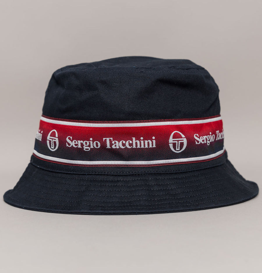 Sergio Tacchini Fivo Bucket Hat Navy Blue
