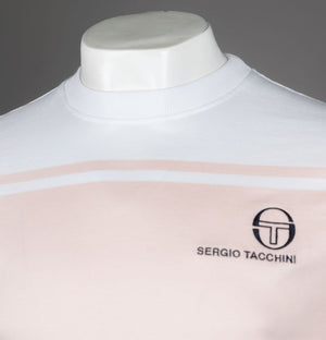 Sergio Tacchini New Young Line T-Shirt Seashell Pink/White