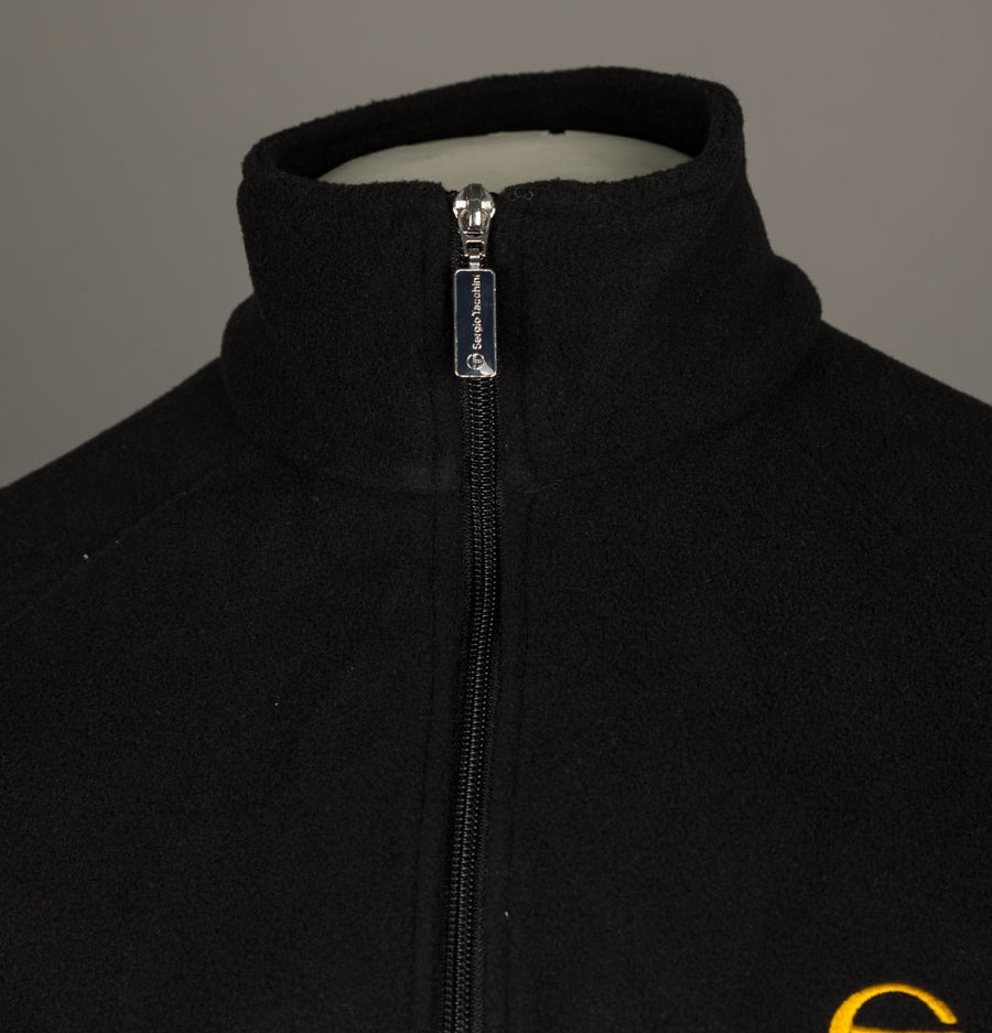 Sergio Tacchini Orion 1/4 Zip Polar Fleece Sweatshirt Black