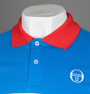 Sergio Tacchini Supermac Polo Shirt Strong Blue