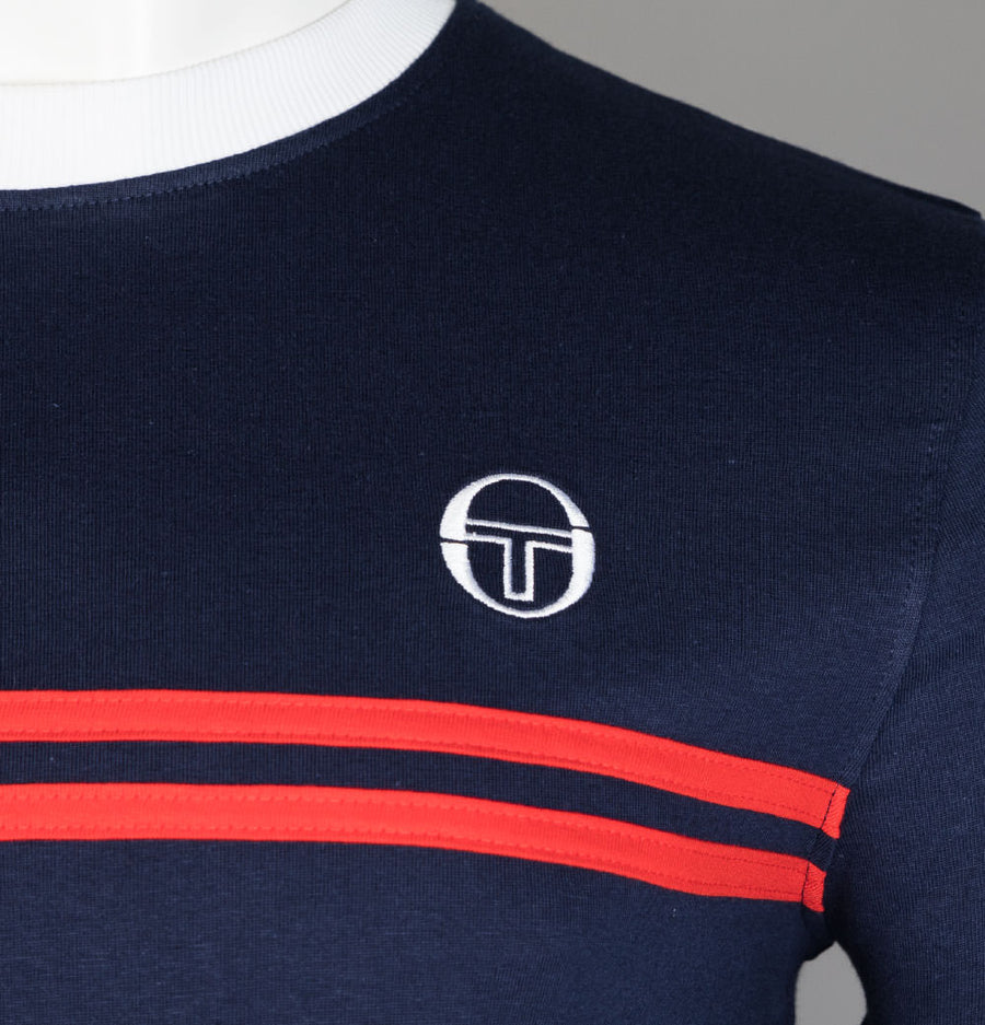 Sergio Tacchini Supermac T-Shirt Maritime Blue