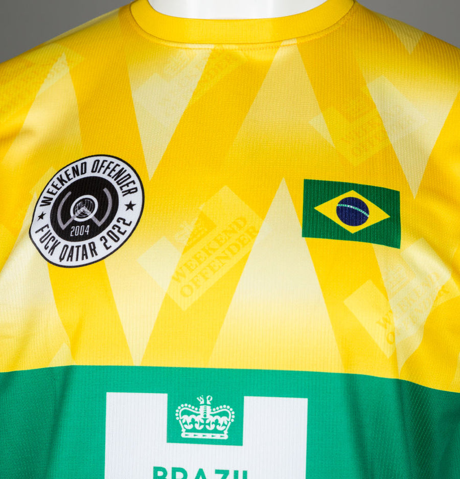 Weekend Offender Brazil Football Shirt Yellow