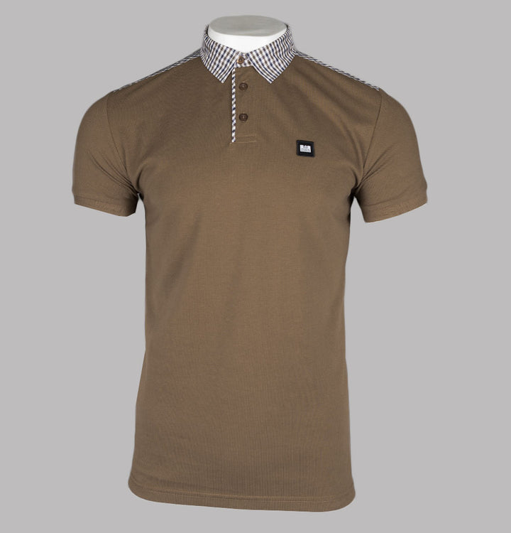 Weekend Offender Costa Polo Shirt Caramel