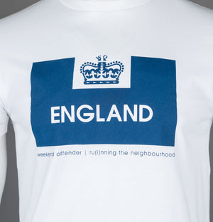 Weekend Offender England Edition T-Shirt White/Navy