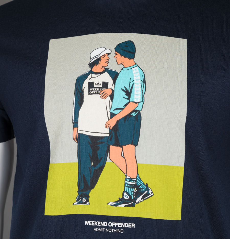 Weekend Offender Parklife T-Shirt Navy