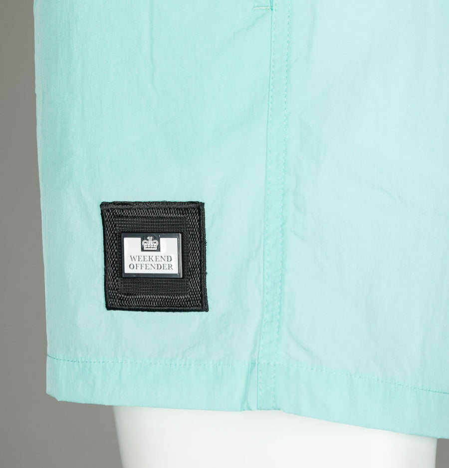 Weekend Offender Stacks Swim Shorts Aqua