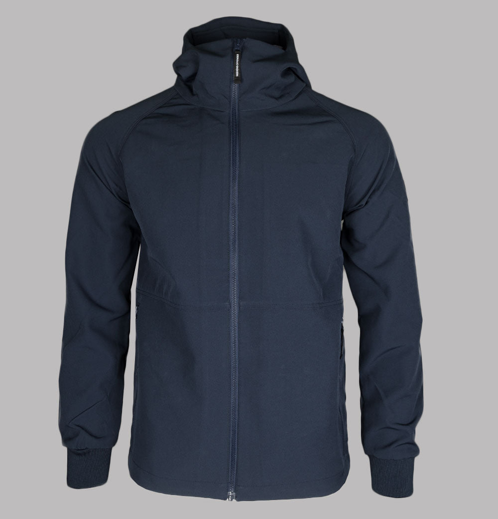 Weekend Offender Stipe Soft Shell Jacket Navy – Bronx Clothing