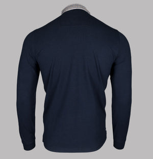 Weekend Offender Tavarez LS Polo Shirt Navy