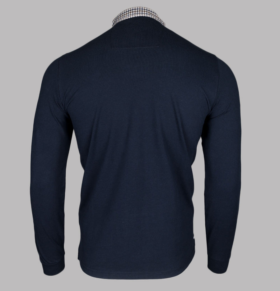 Weekend Offender Tavarez LS Polo Shirt Navy