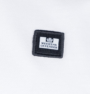 Weekend Offender Tavarez LS Polo Shirt White