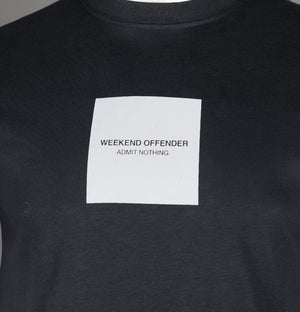 Weekend Offender Woan Reflective T-Shirt Black